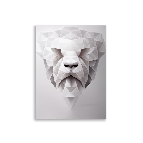 Low Poly Lion Poster - Image 3